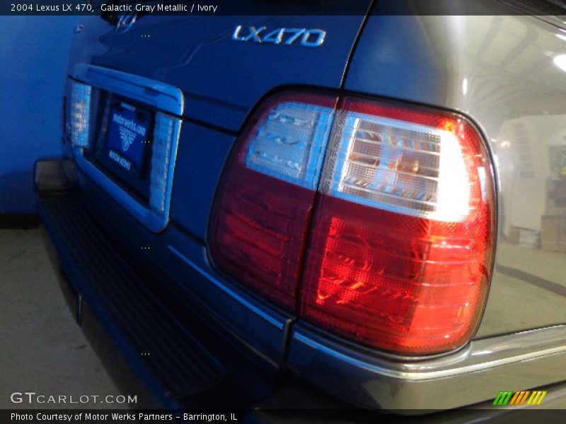 Galactic Gray Metallic / Ivory 2004 Lexus LX 470