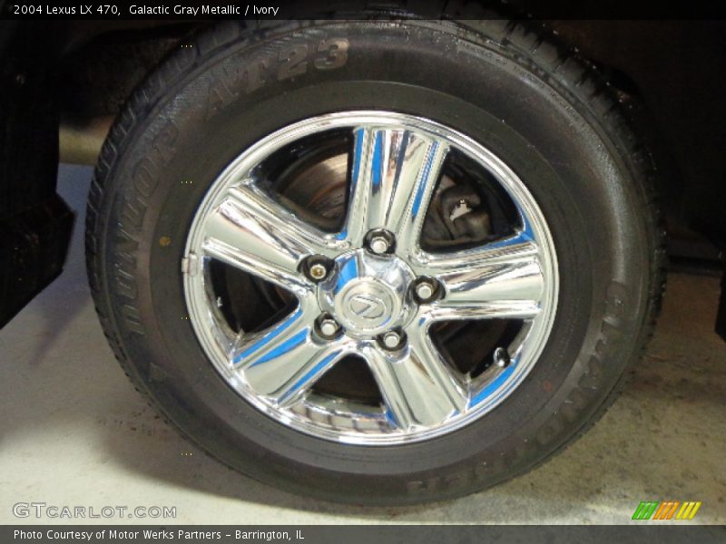Galactic Gray Metallic / Ivory 2004 Lexus LX 470