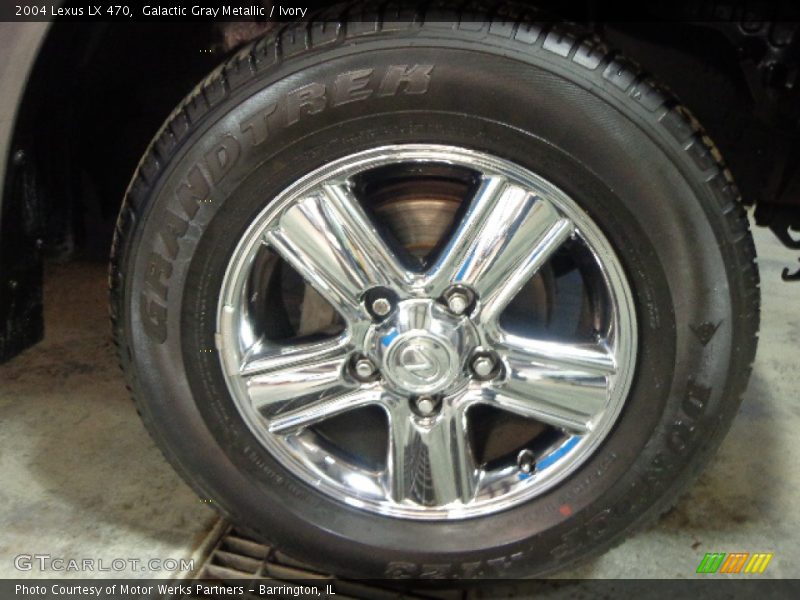 Galactic Gray Metallic / Ivory 2004 Lexus LX 470
