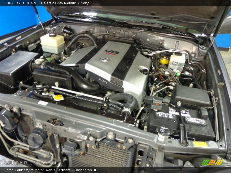 Galactic Gray Metallic / Ivory 2004 Lexus LX 470