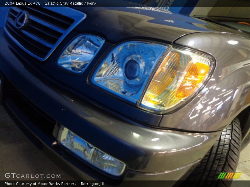 Galactic Gray Metallic / Ivory 2004 Lexus LX 470