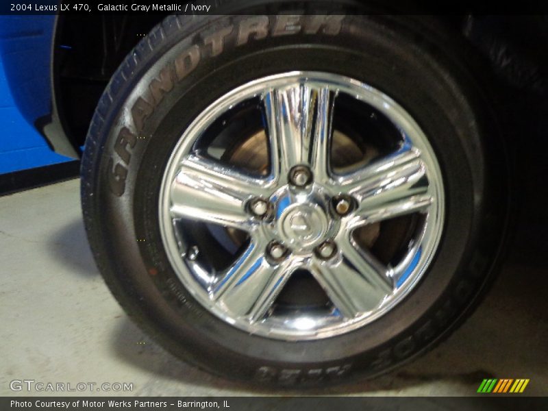 Galactic Gray Metallic / Ivory 2004 Lexus LX 470