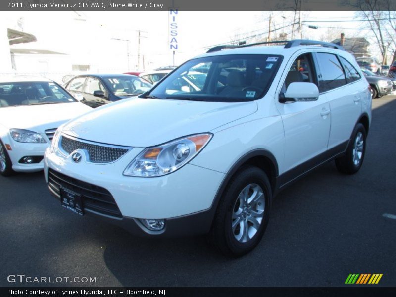 Stone White / Gray 2011 Hyundai Veracruz GLS AWD