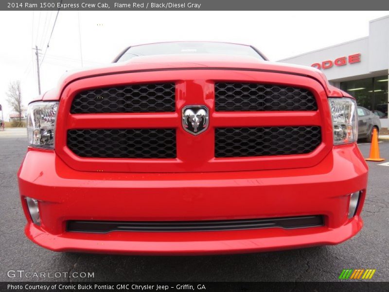 Flame Red / Black/Diesel Gray 2014 Ram 1500 Express Crew Cab
