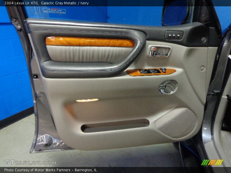 Galactic Gray Metallic / Ivory 2004 Lexus LX 470