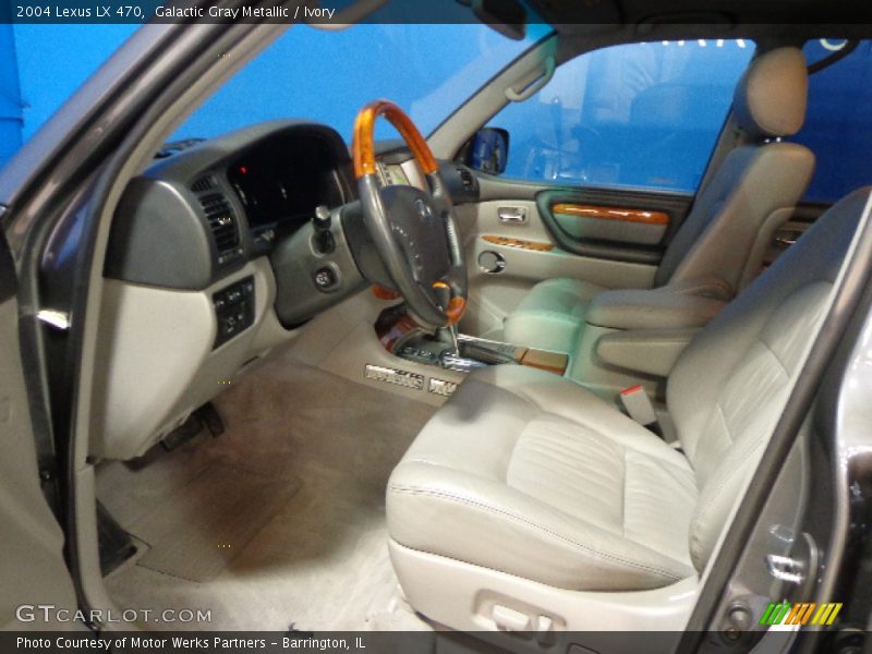 Galactic Gray Metallic / Ivory 2004 Lexus LX 470