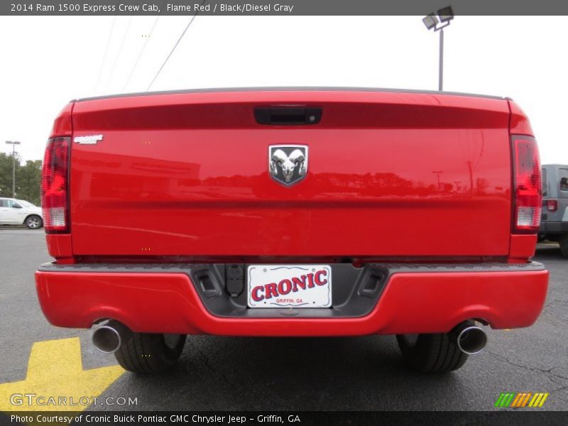 Flame Red / Black/Diesel Gray 2014 Ram 1500 Express Crew Cab