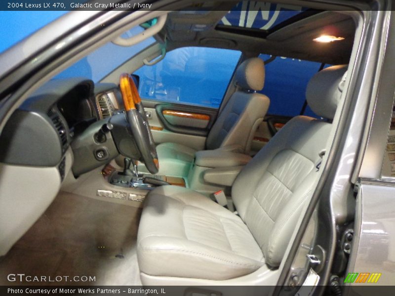 Galactic Gray Metallic / Ivory 2004 Lexus LX 470