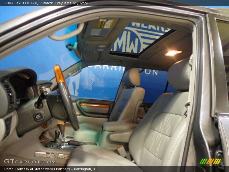 Galactic Gray Metallic / Ivory 2004 Lexus LX 470