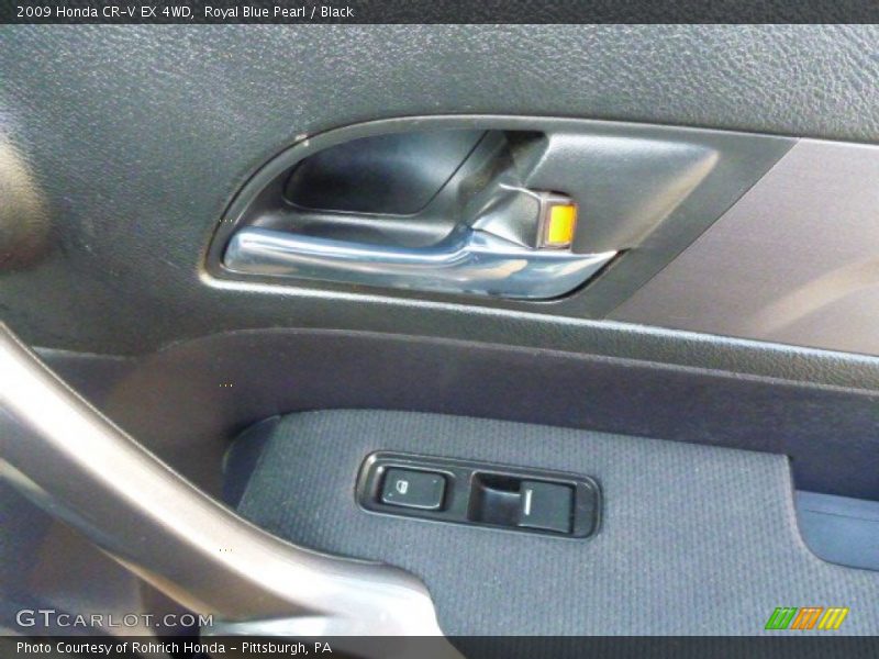 Royal Blue Pearl / Black 2009 Honda CR-V EX 4WD