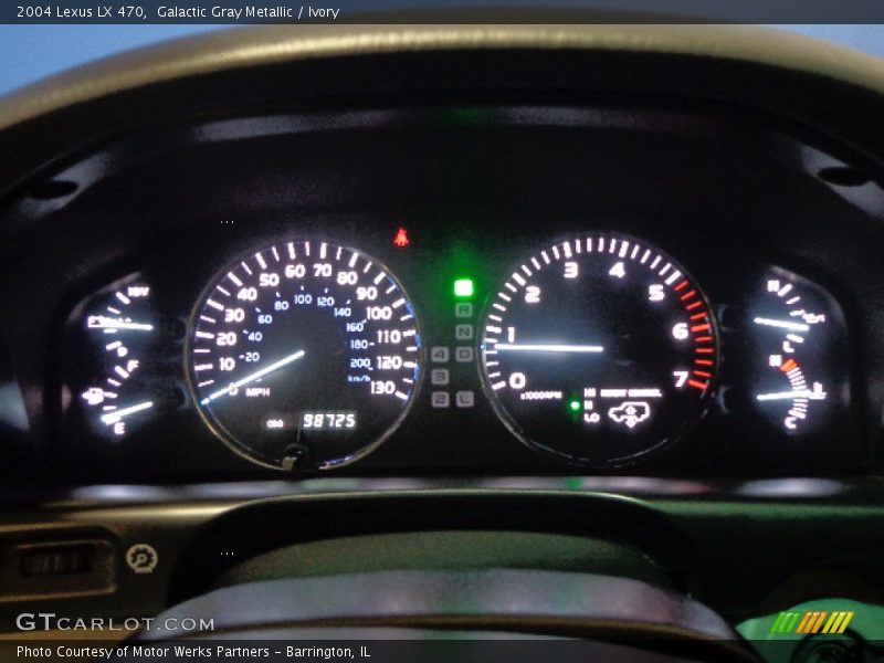 Galactic Gray Metallic / Ivory 2004 Lexus LX 470