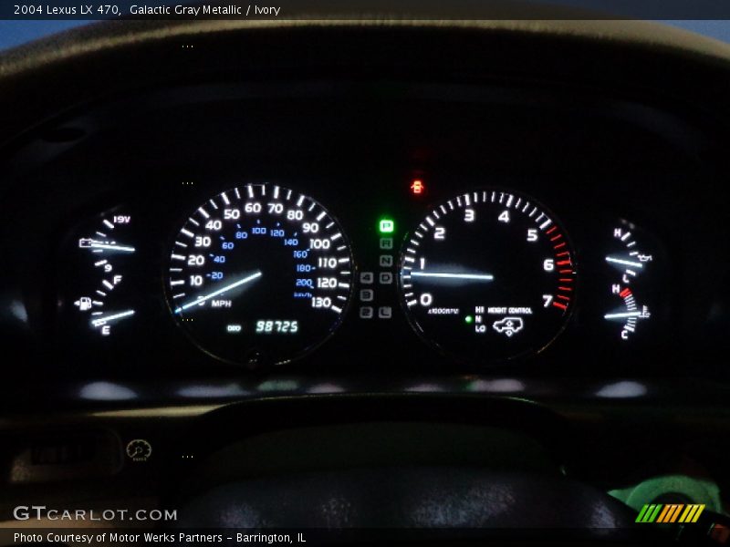 Galactic Gray Metallic / Ivory 2004 Lexus LX 470