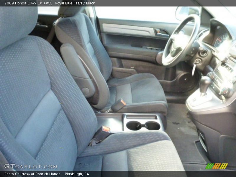 Royal Blue Pearl / Black 2009 Honda CR-V EX 4WD