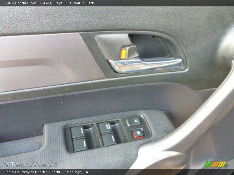 Royal Blue Pearl / Black 2009 Honda CR-V EX 4WD