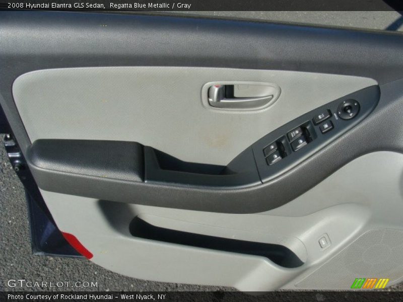 Regatta Blue Metallic / Gray 2008 Hyundai Elantra GLS Sedan