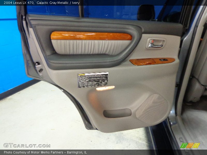 Galactic Gray Metallic / Ivory 2004 Lexus LX 470