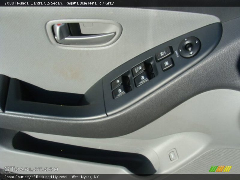 Regatta Blue Metallic / Gray 2008 Hyundai Elantra GLS Sedan