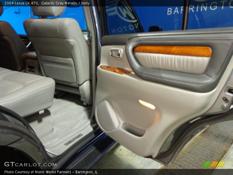 Galactic Gray Metallic / Ivory 2004 Lexus LX 470
