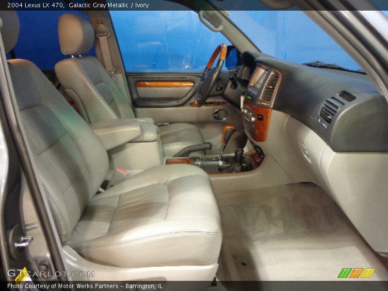 Galactic Gray Metallic / Ivory 2004 Lexus LX 470
