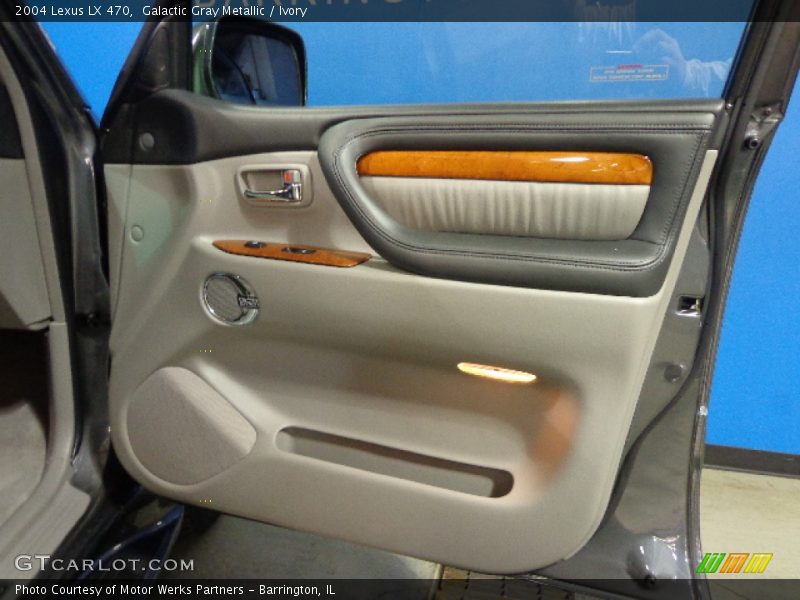 Galactic Gray Metallic / Ivory 2004 Lexus LX 470