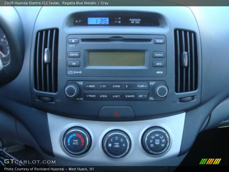 Regatta Blue Metallic / Gray 2008 Hyundai Elantra GLS Sedan