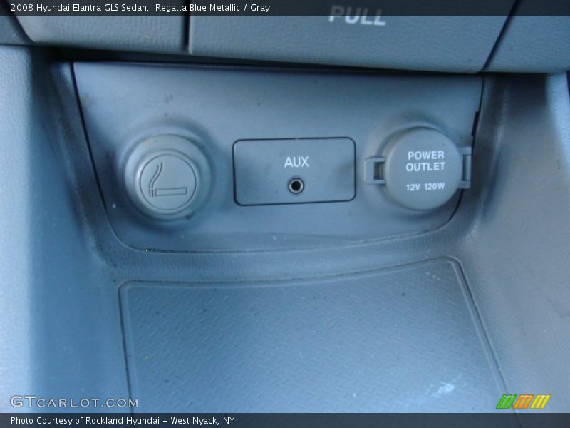 Regatta Blue Metallic / Gray 2008 Hyundai Elantra GLS Sedan