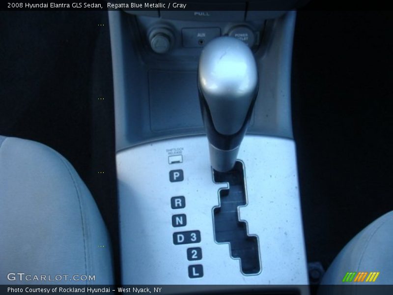 Regatta Blue Metallic / Gray 2008 Hyundai Elantra GLS Sedan