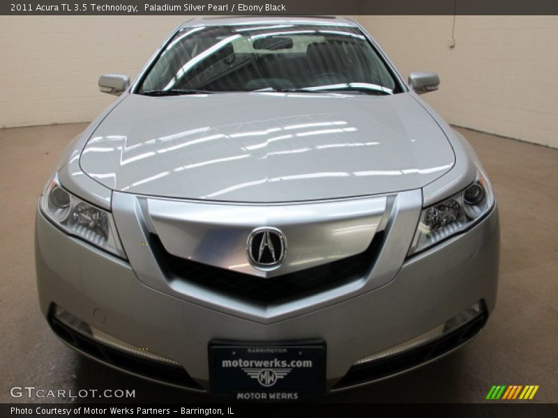 Paladium Silver Pearl / Ebony Black 2011 Acura TL 3.5 Technology