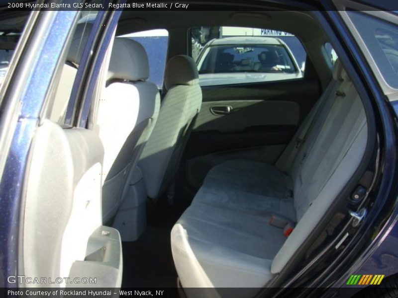 Regatta Blue Metallic / Gray 2008 Hyundai Elantra GLS Sedan
