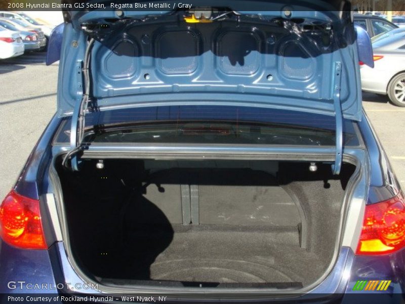 Regatta Blue Metallic / Gray 2008 Hyundai Elantra GLS Sedan