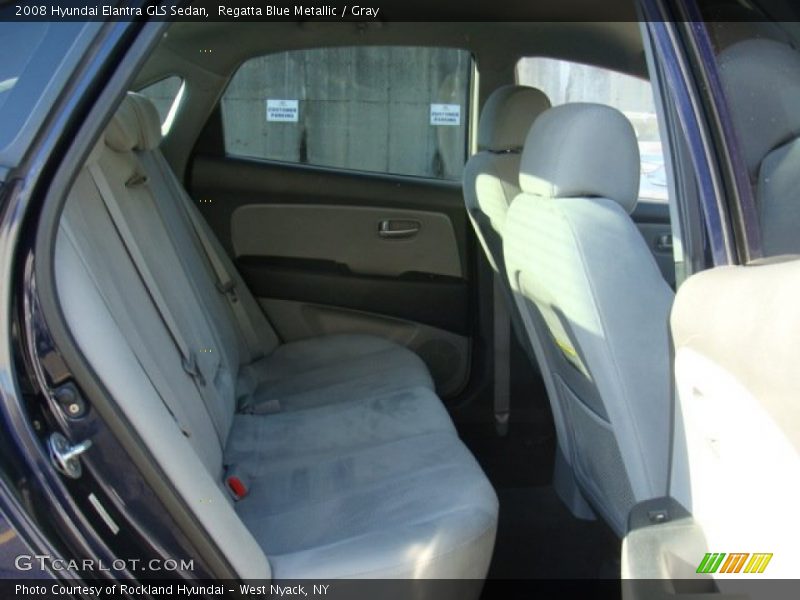 Regatta Blue Metallic / Gray 2008 Hyundai Elantra GLS Sedan