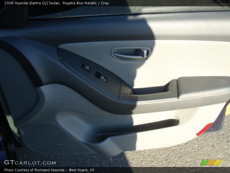 Regatta Blue Metallic / Gray 2008 Hyundai Elantra GLS Sedan
