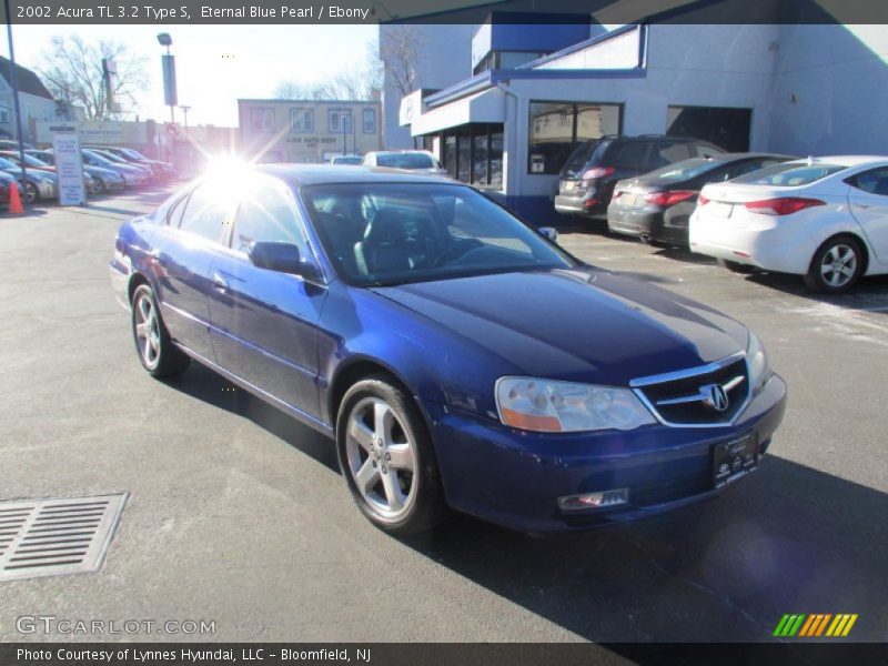 Eternal Blue Pearl / Ebony 2002 Acura TL 3.2 Type S