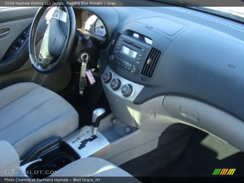 Regatta Blue Metallic / Gray 2008 Hyundai Elantra GLS Sedan
