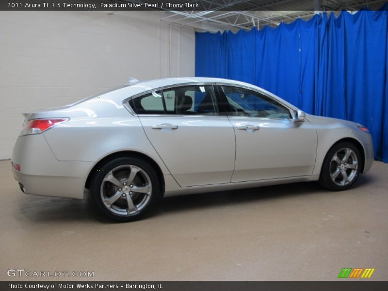 Paladium Silver Pearl / Ebony Black 2011 Acura TL 3.5 Technology