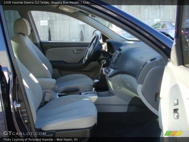 Regatta Blue Metallic / Gray 2008 Hyundai Elantra GLS Sedan