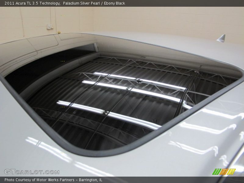 Paladium Silver Pearl / Ebony Black 2011 Acura TL 3.5 Technology