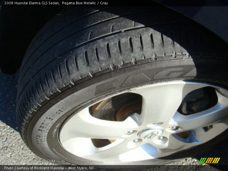Regatta Blue Metallic / Gray 2008 Hyundai Elantra GLS Sedan