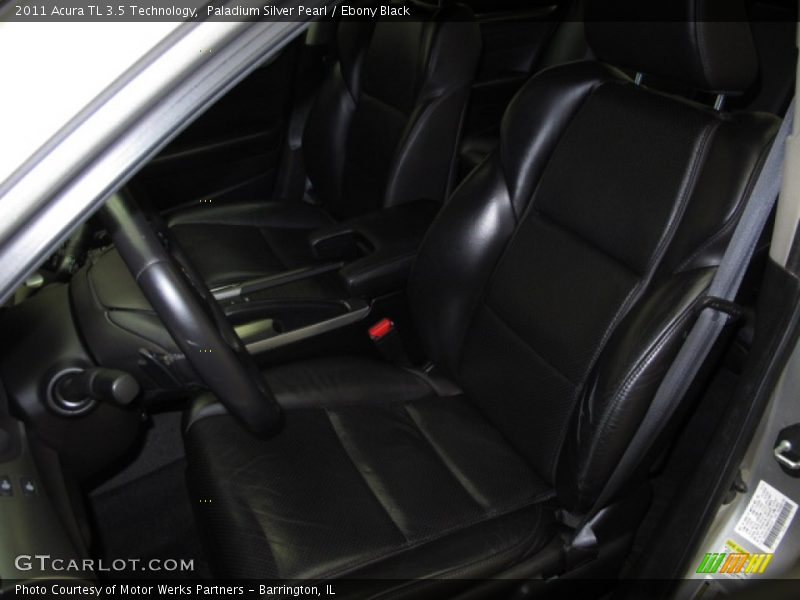 Paladium Silver Pearl / Ebony Black 2011 Acura TL 3.5 Technology