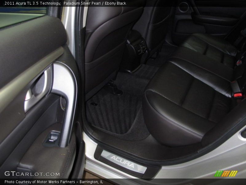 Paladium Silver Pearl / Ebony Black 2011 Acura TL 3.5 Technology