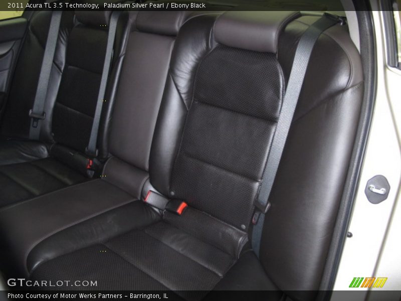 Paladium Silver Pearl / Ebony Black 2011 Acura TL 3.5 Technology