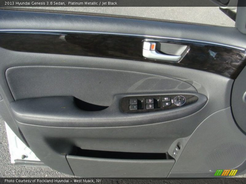 Platinum Metallic / Jet Black 2013 Hyundai Genesis 3.8 Sedan