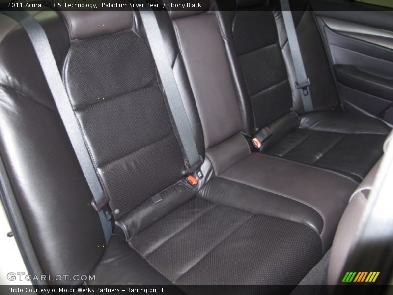 Paladium Silver Pearl / Ebony Black 2011 Acura TL 3.5 Technology