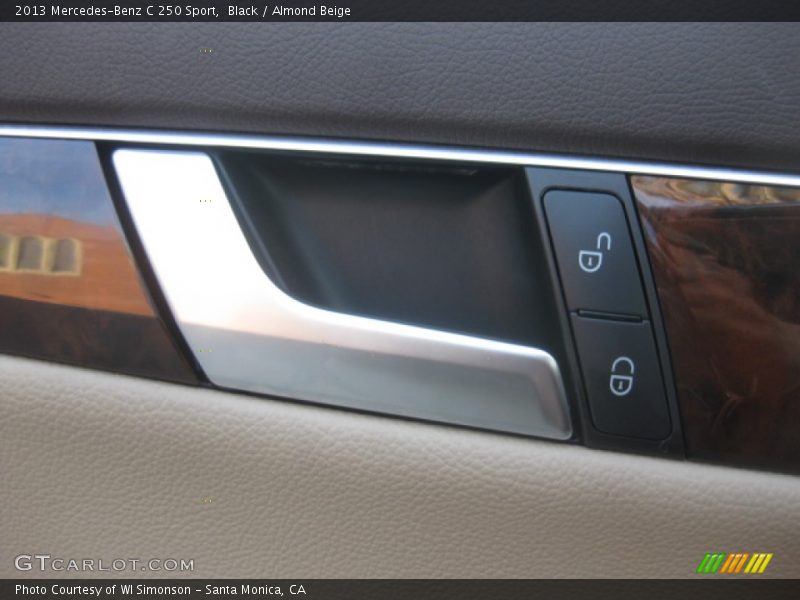 Black / Almond Beige 2013 Mercedes-Benz C 250 Sport
