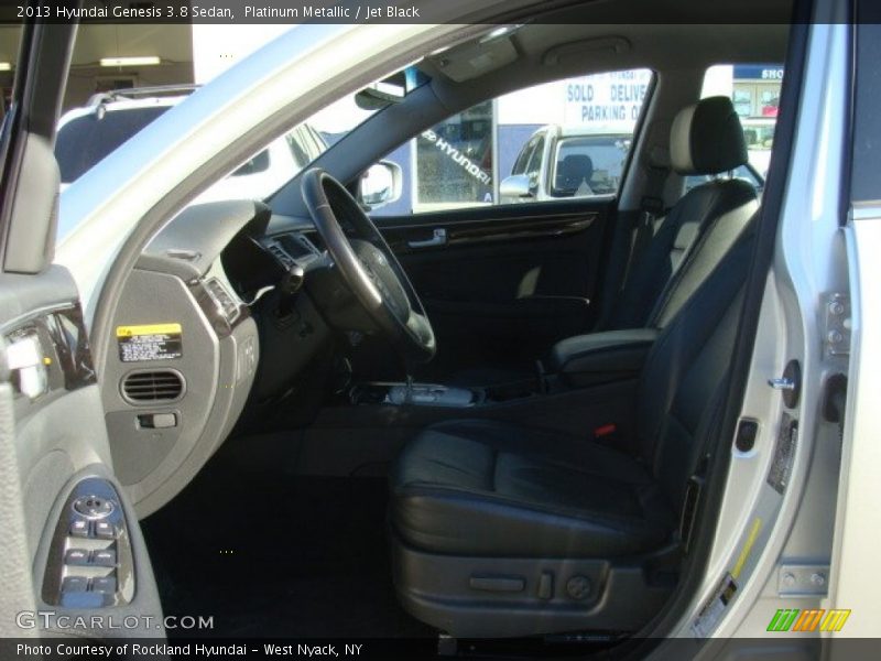 Platinum Metallic / Jet Black 2013 Hyundai Genesis 3.8 Sedan