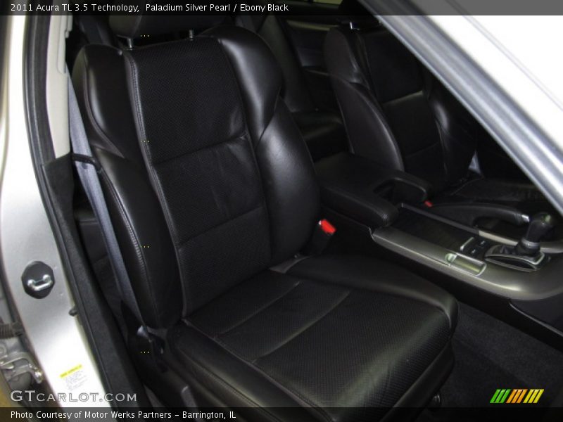Paladium Silver Pearl / Ebony Black 2011 Acura TL 3.5 Technology
