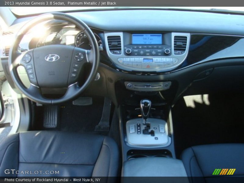 Platinum Metallic / Jet Black 2013 Hyundai Genesis 3.8 Sedan