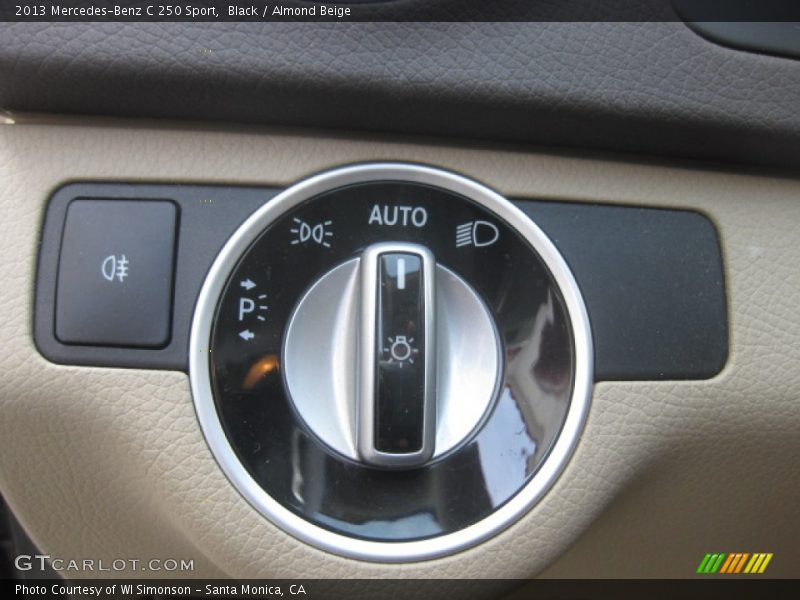Black / Almond Beige 2013 Mercedes-Benz C 250 Sport