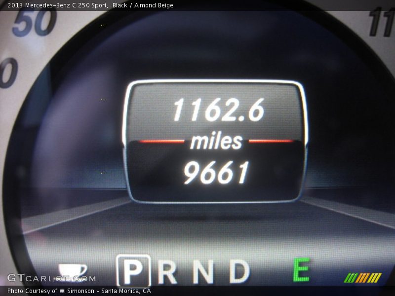 Black / Almond Beige 2013 Mercedes-Benz C 250 Sport