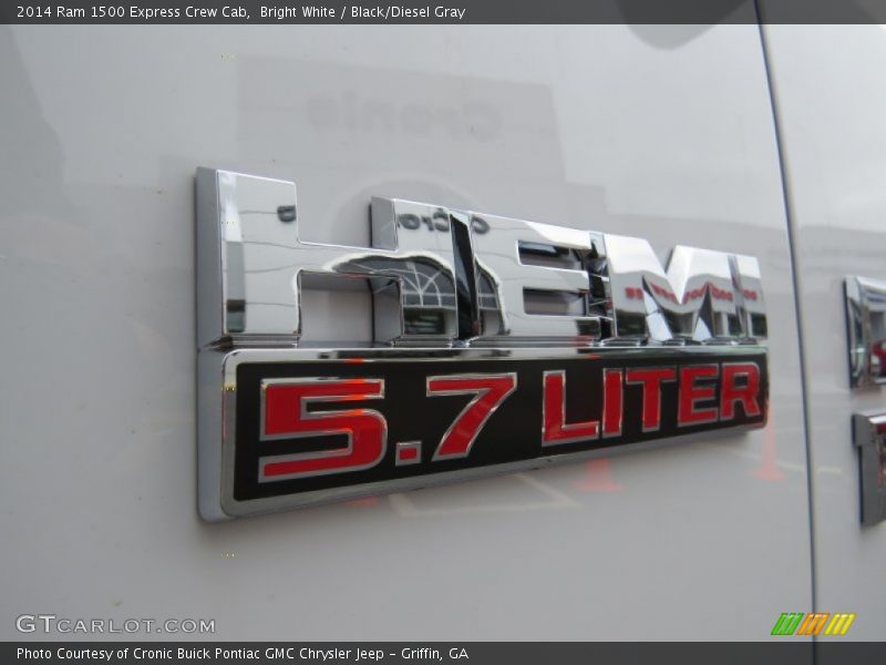 Bright White / Black/Diesel Gray 2014 Ram 1500 Express Crew Cab